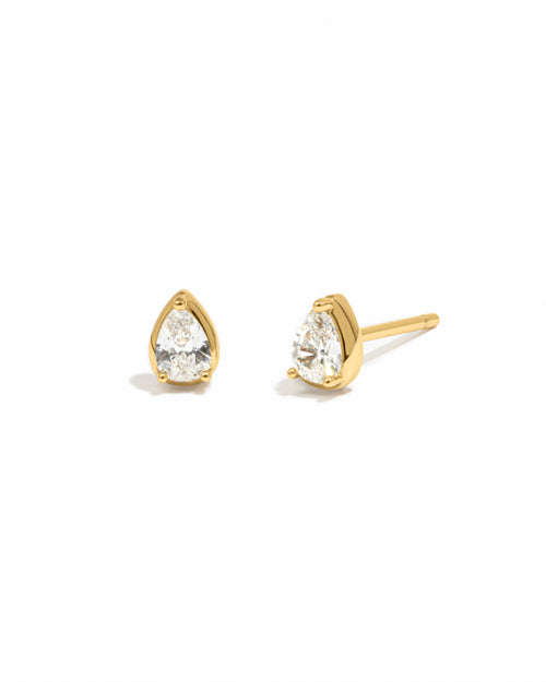 Tiny Pear Studs