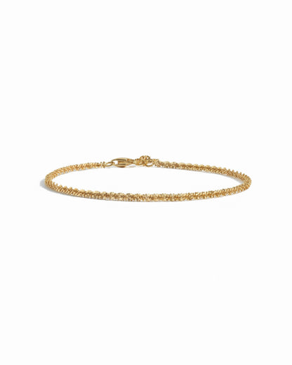 Diamond Cut Rope Chain Bracelet