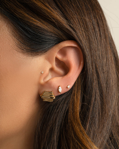 Scribble Stud Earrings
