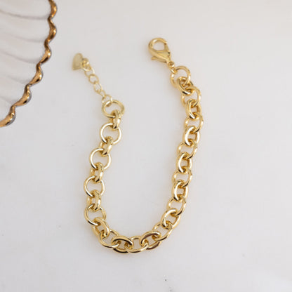 Round Link Bracelet