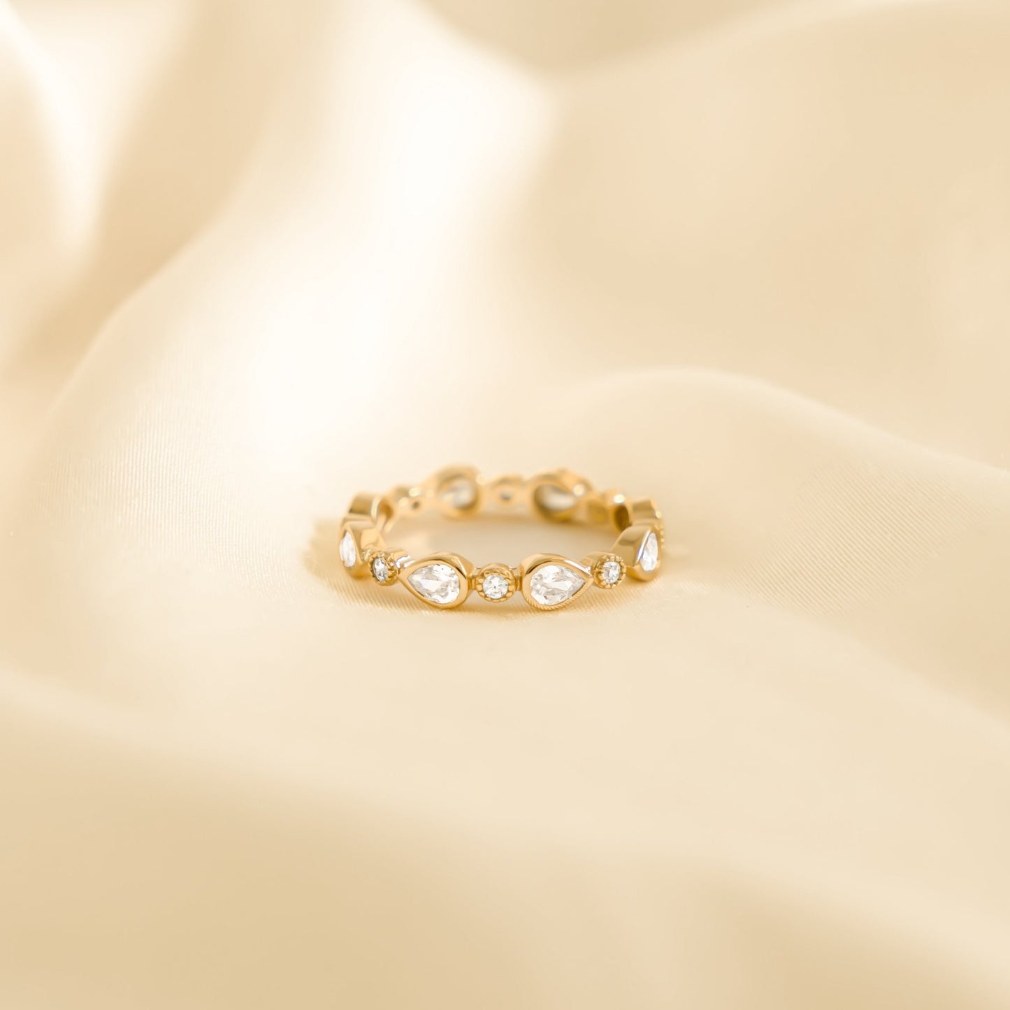 Pear Stacking Ring
