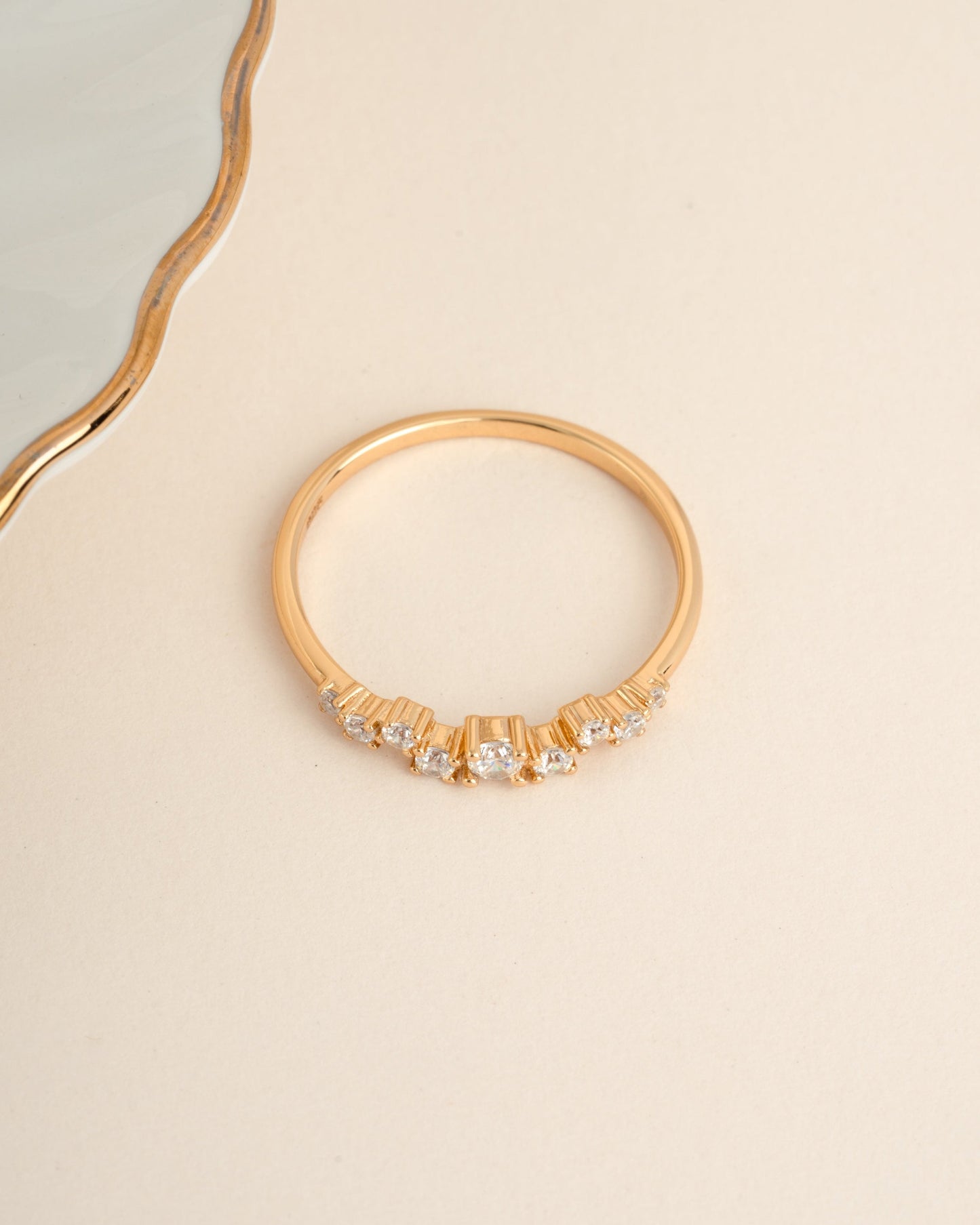 Diamond Cluster Ring