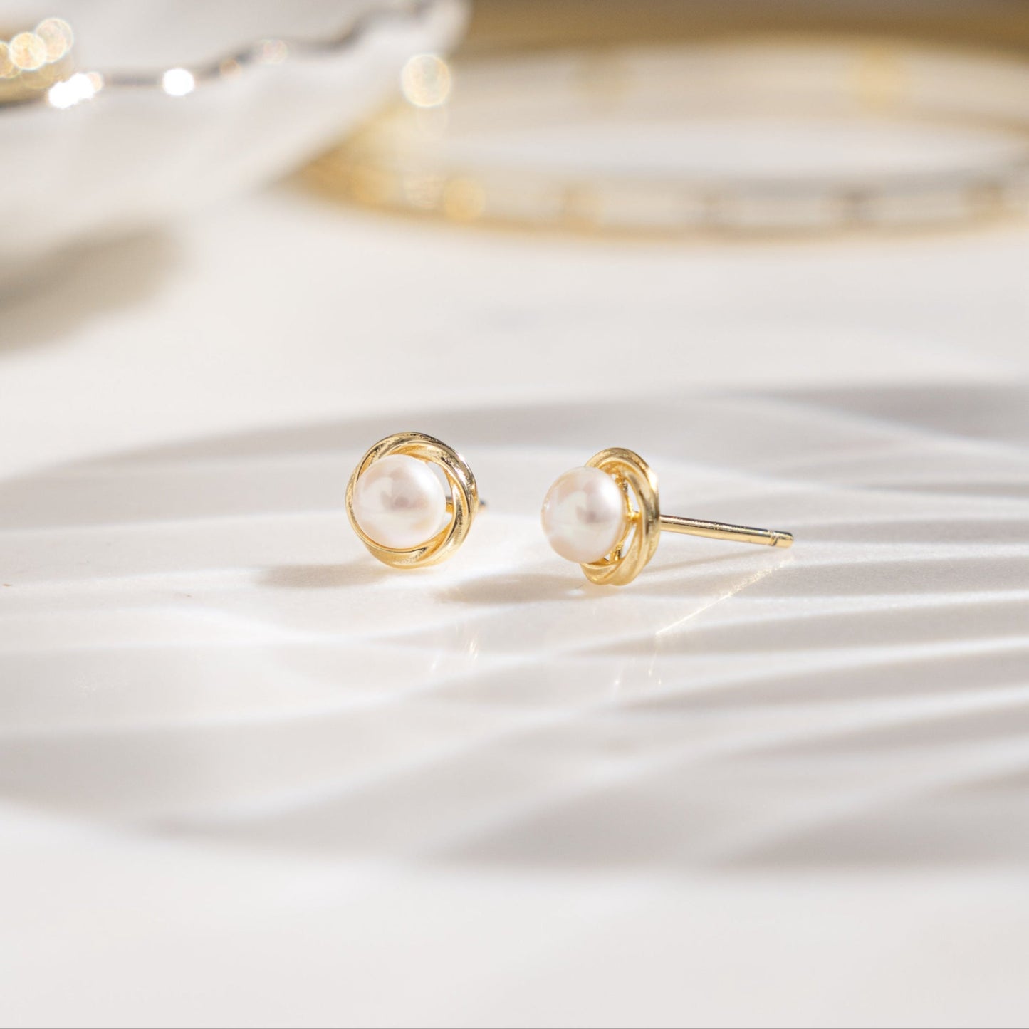 Pearl Button Studs