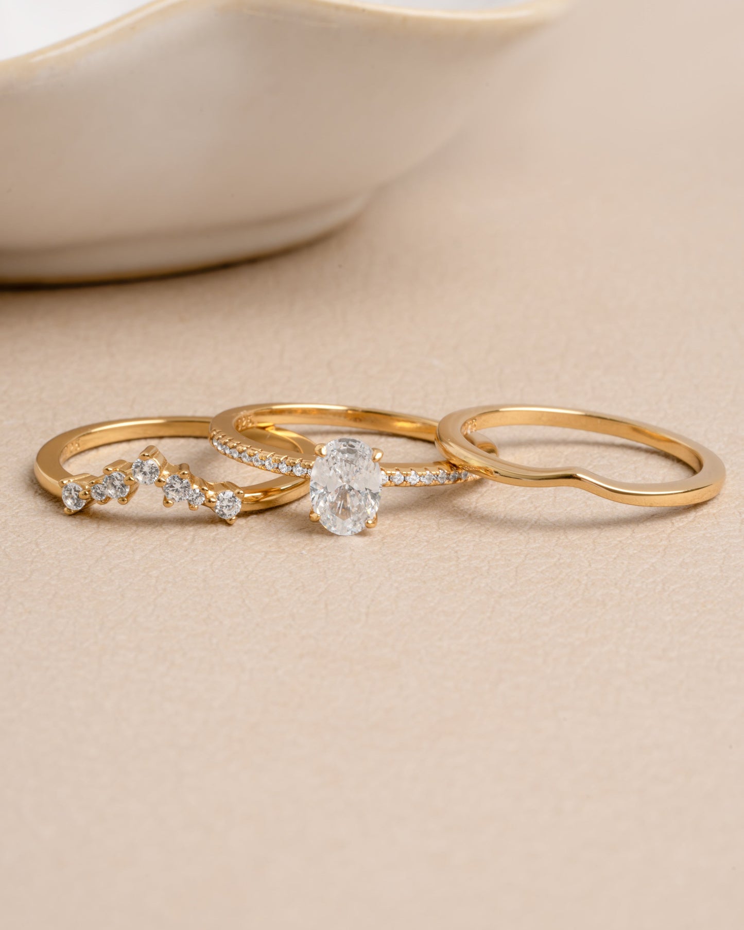 Oval Ring Set