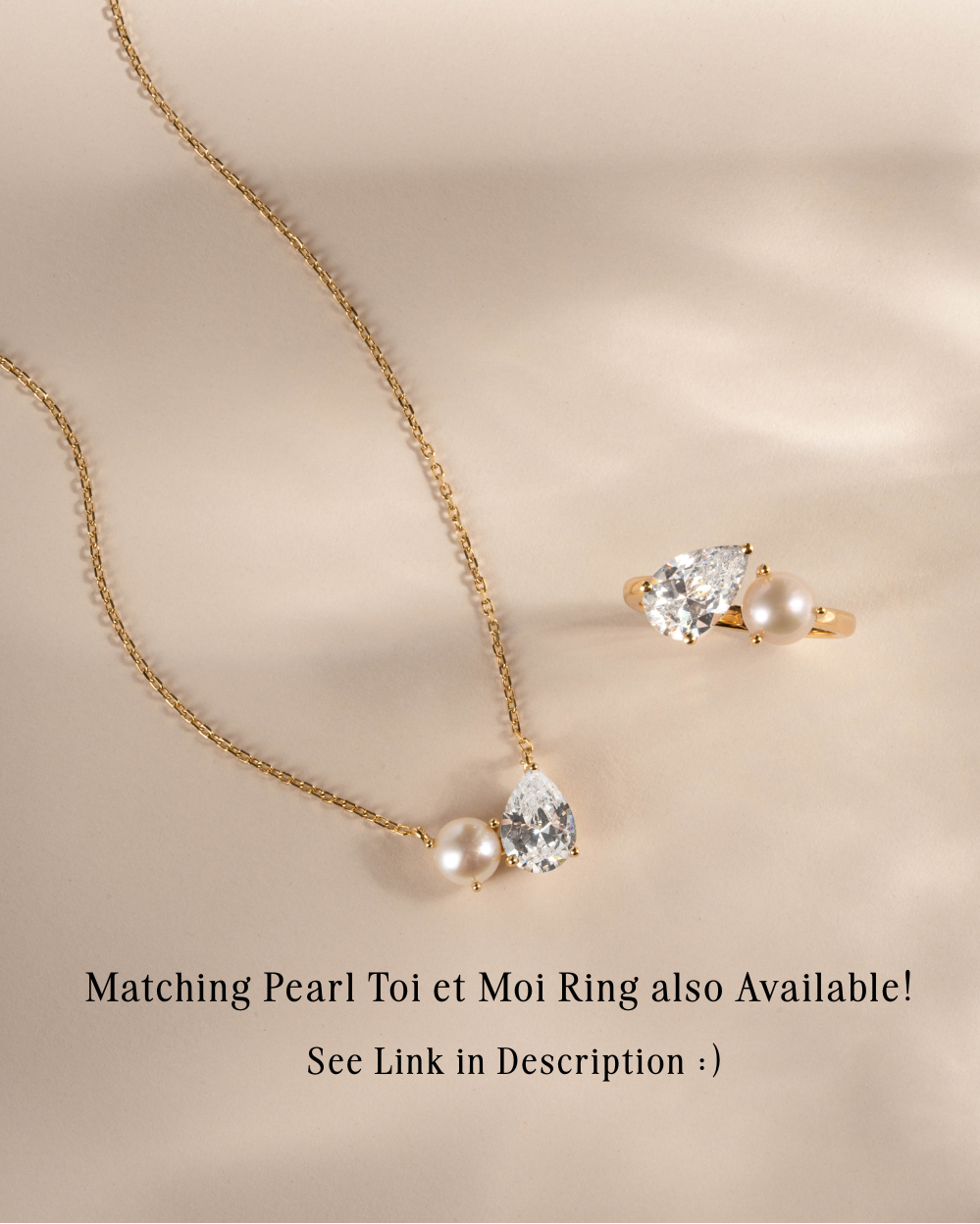 Toi et Moi Pearl Necklace