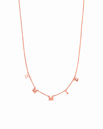 Custom Letter Name Necklace