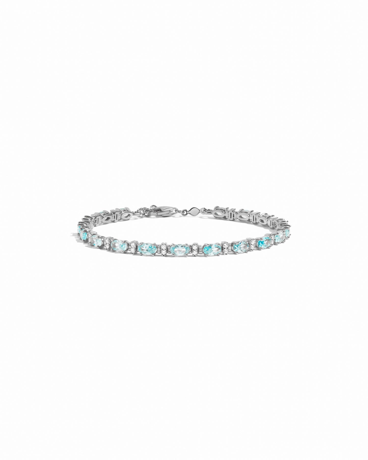 Aquamarine Tennis Bracelet