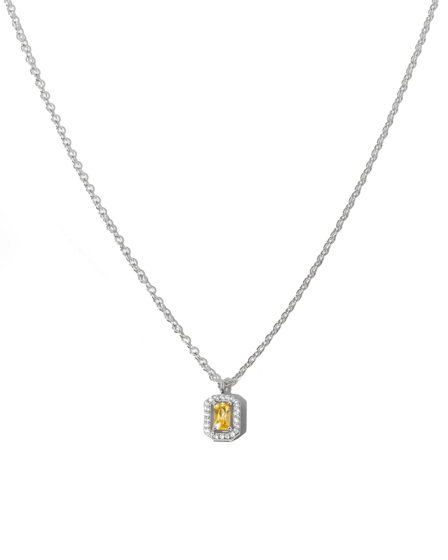 Baguette Necklace