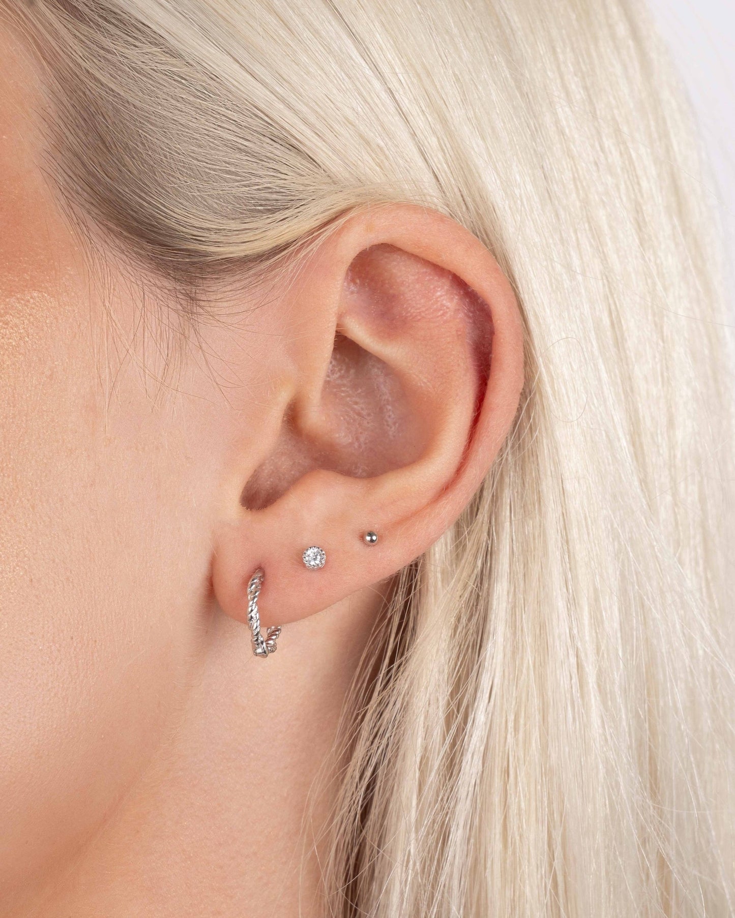 4mm Diamond Stud Earrings