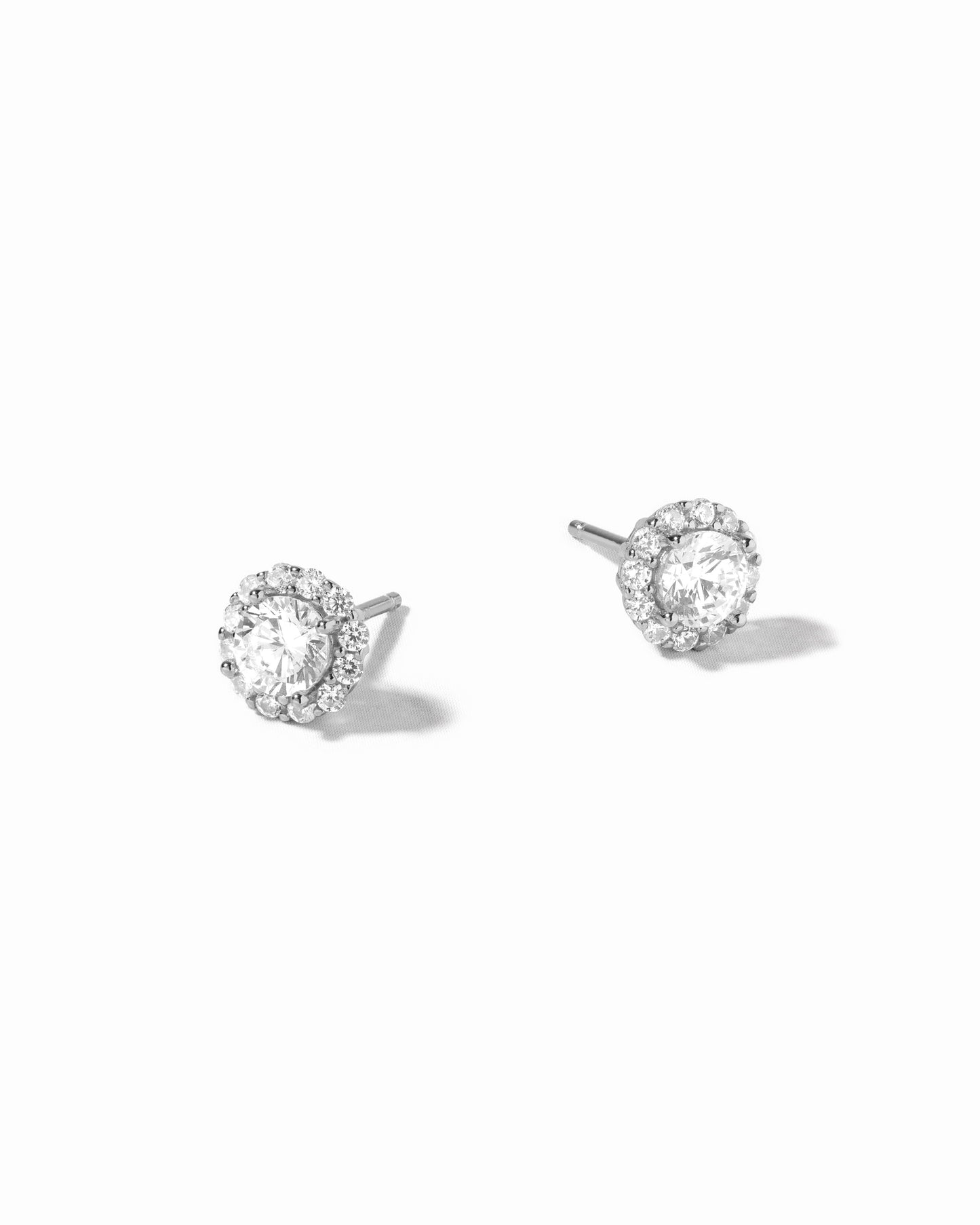 Diamond Halo Studs