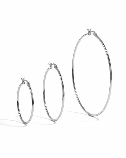 40mm Classic Hoops