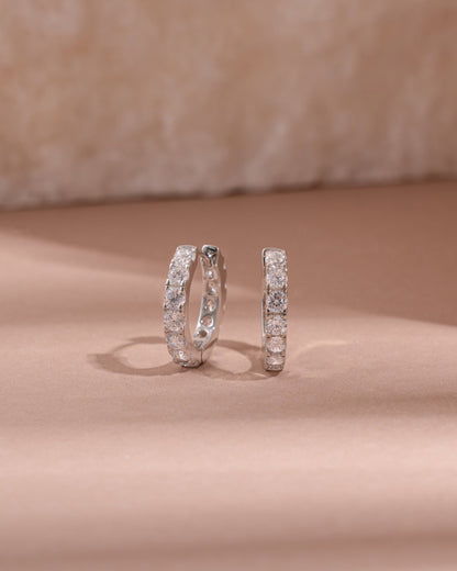 Studded Hoop Earrings