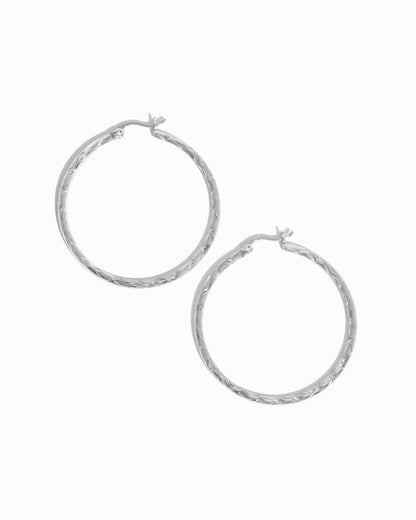 35mm Textured Hoops