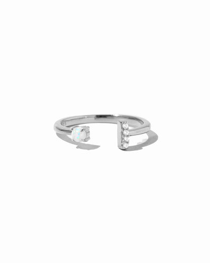 Open Cuff Opal Ring
