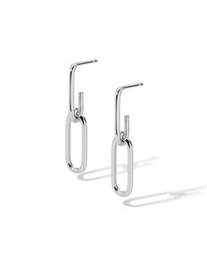 Paperclip Chain Earrings