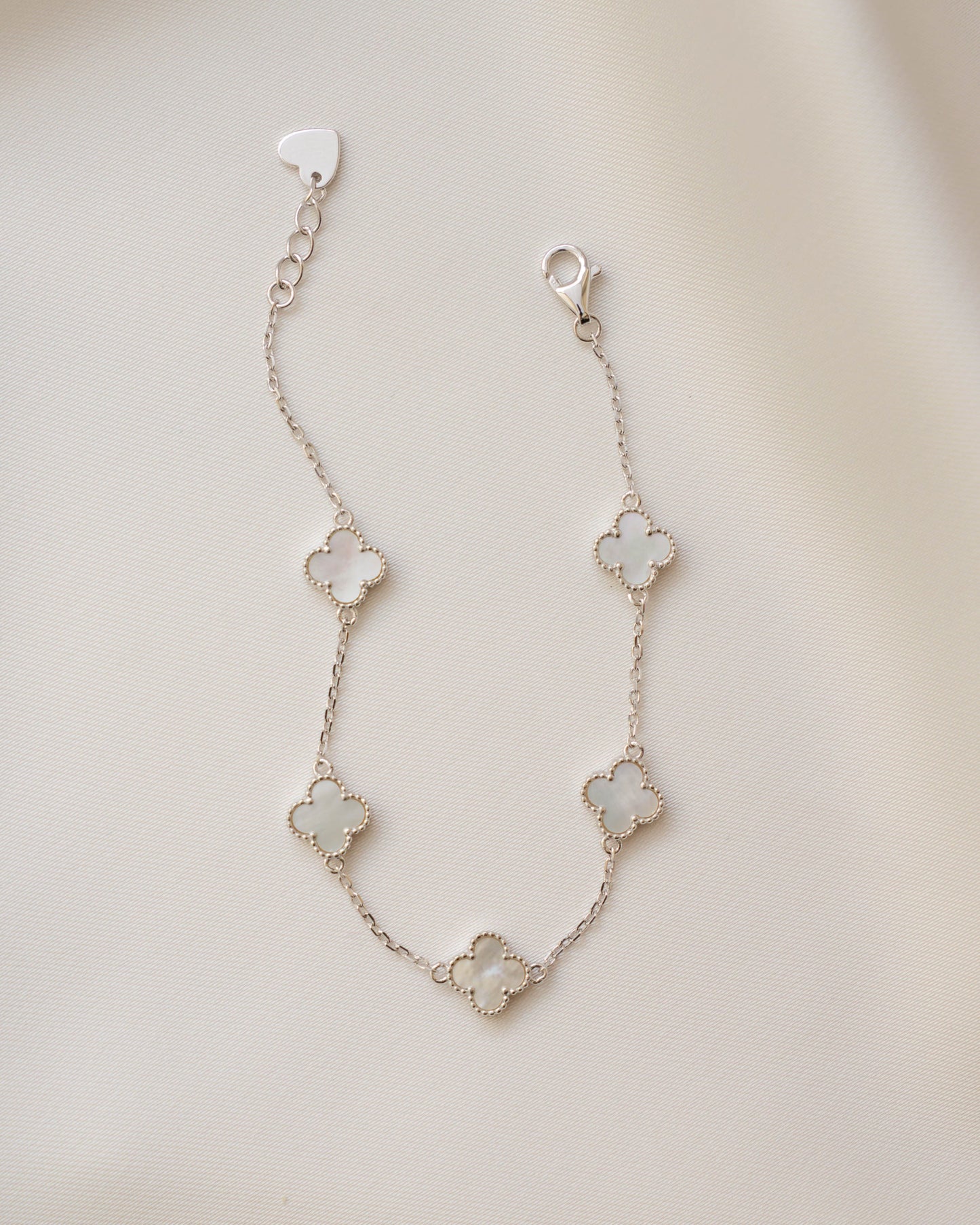 Mother of Pearl Clover Bracelet