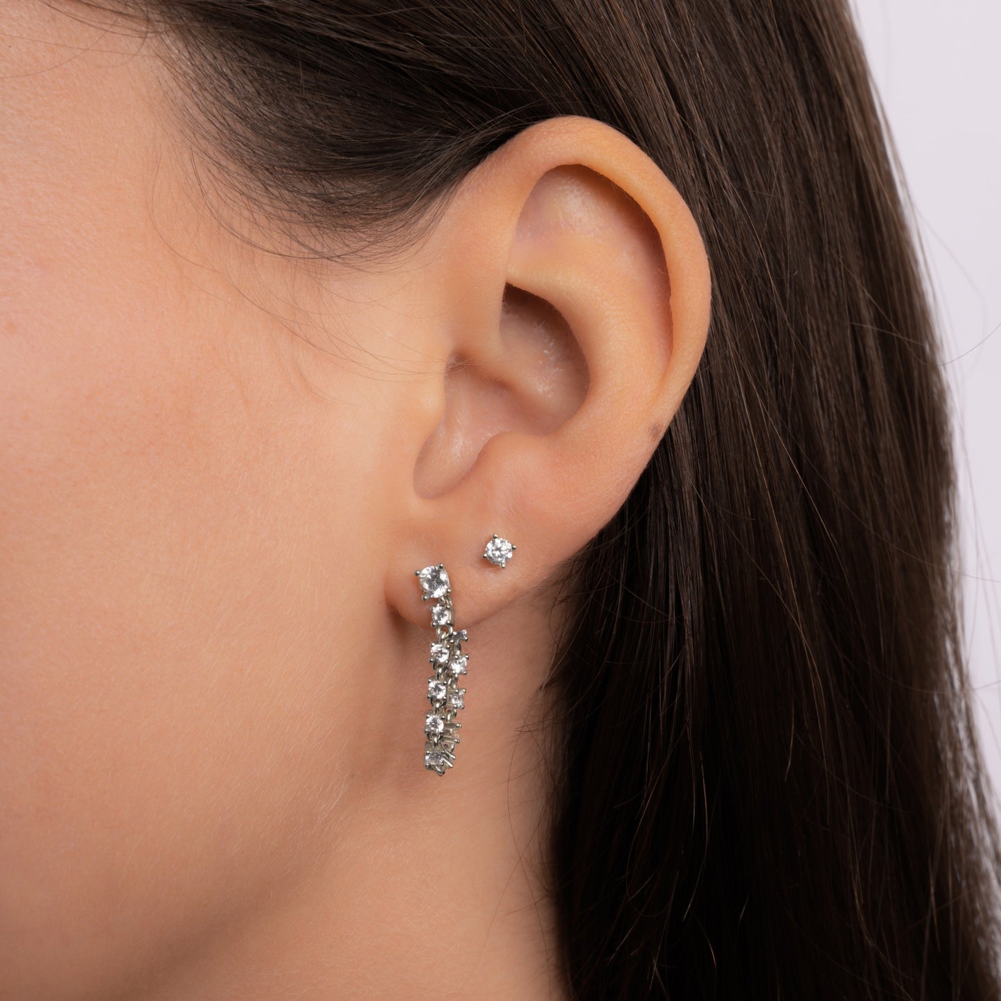 Tennis Chain Link Studs