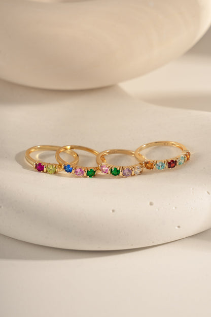 Custom Birthstone Ring