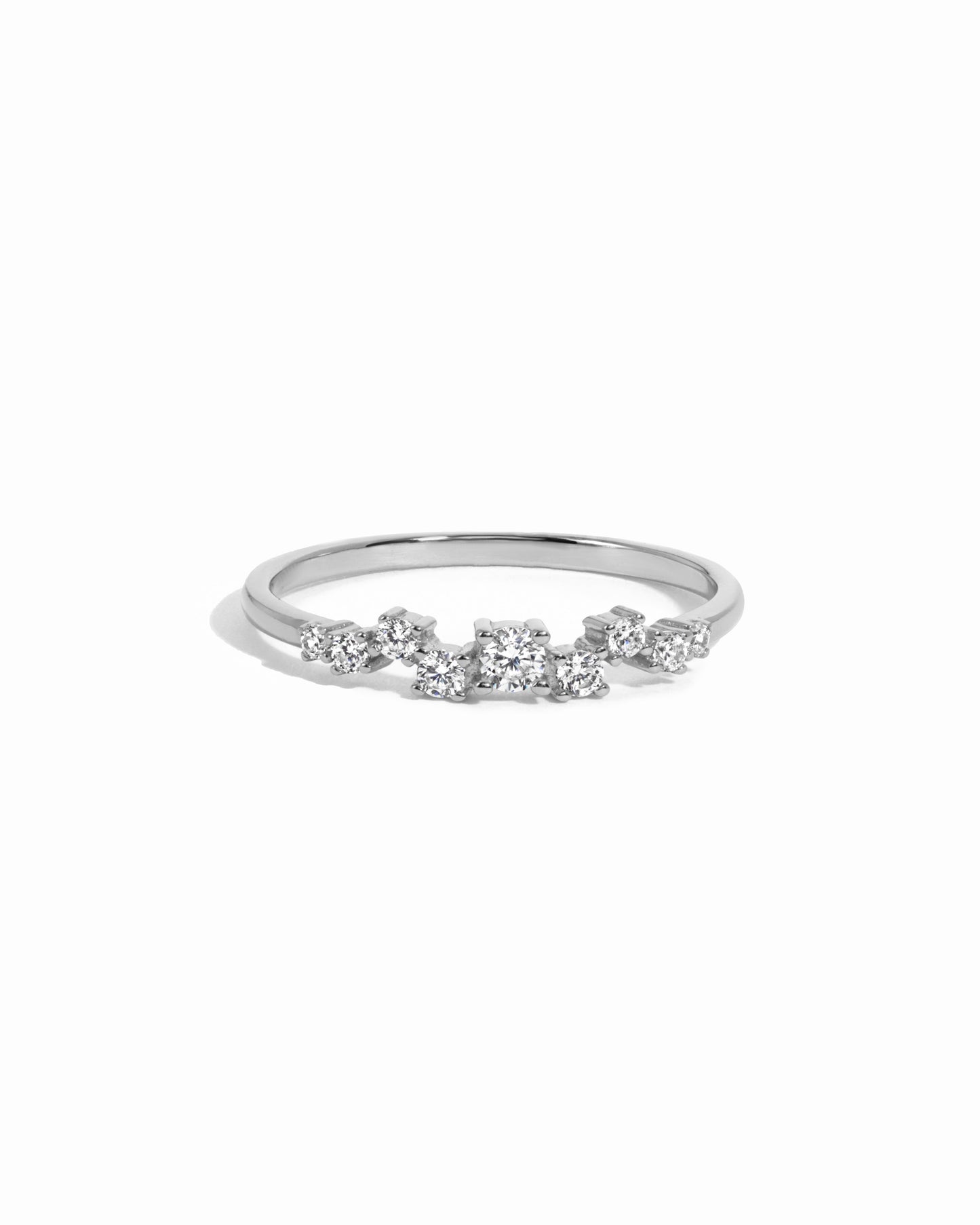 Diamond Cluster Ring