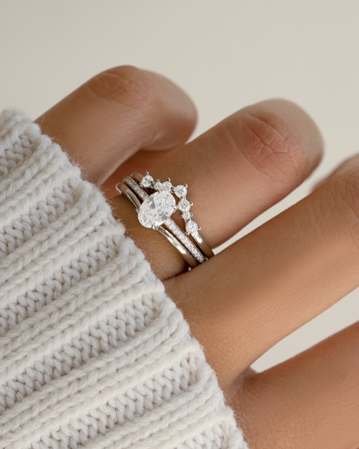 Oval Ring Set
