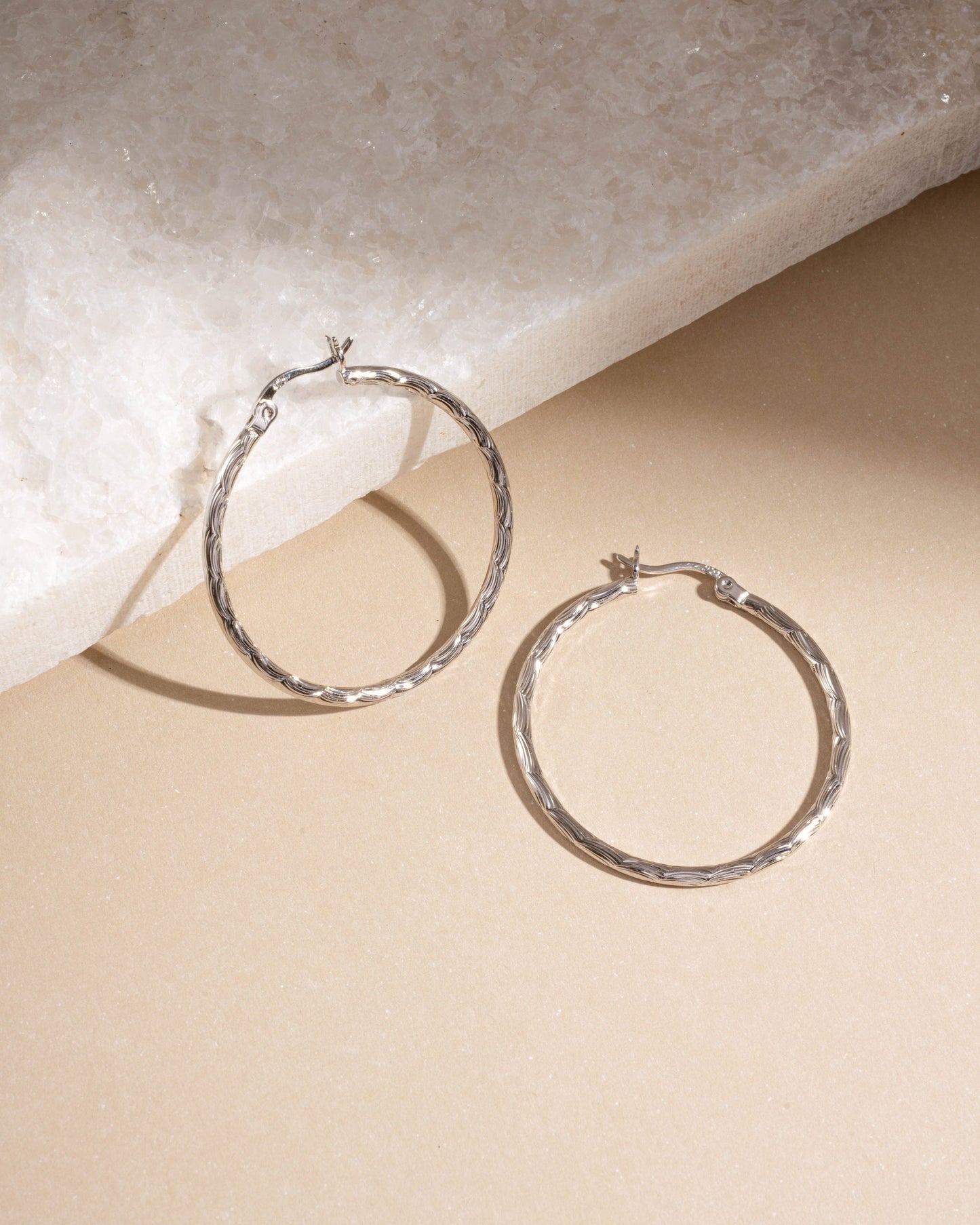 35mm Textured Hoops