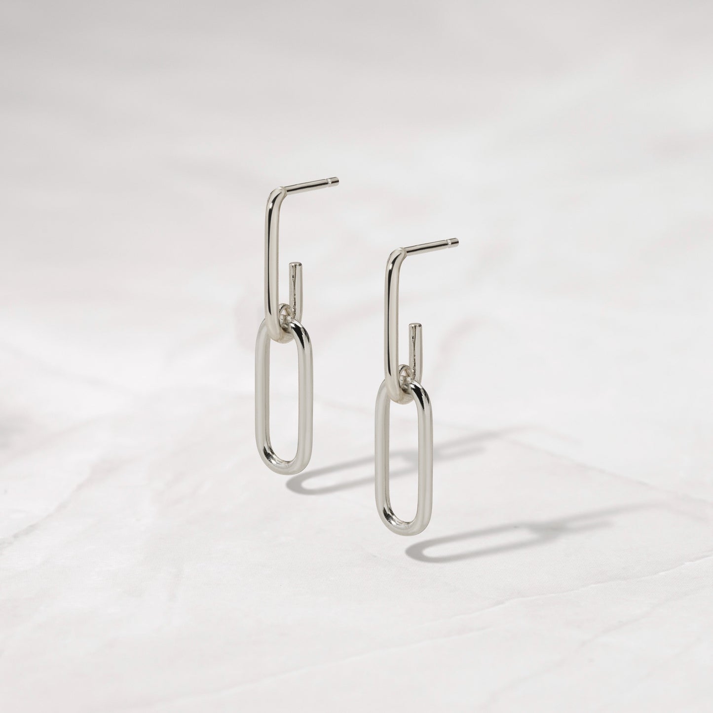 Paperclip Chain Earrings