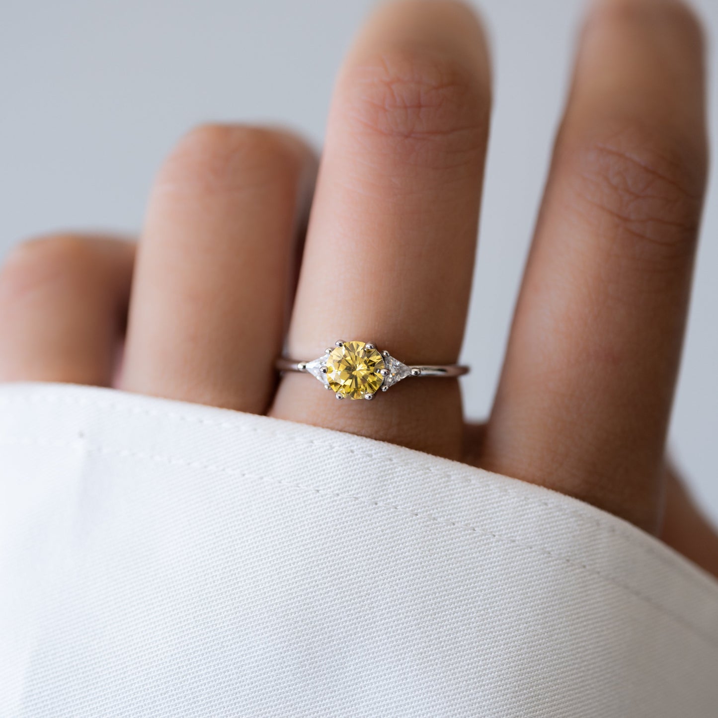 Canary Yellow Ring