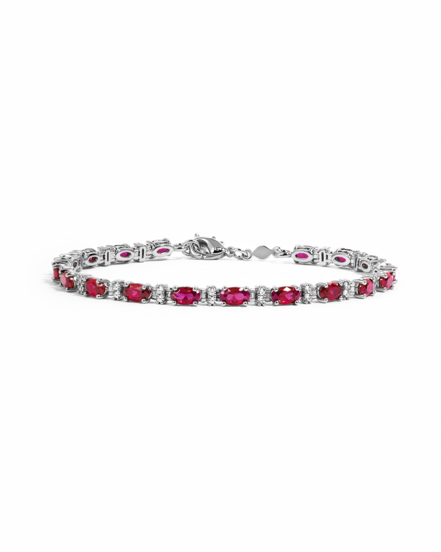 Ruby Tennis Bracelet