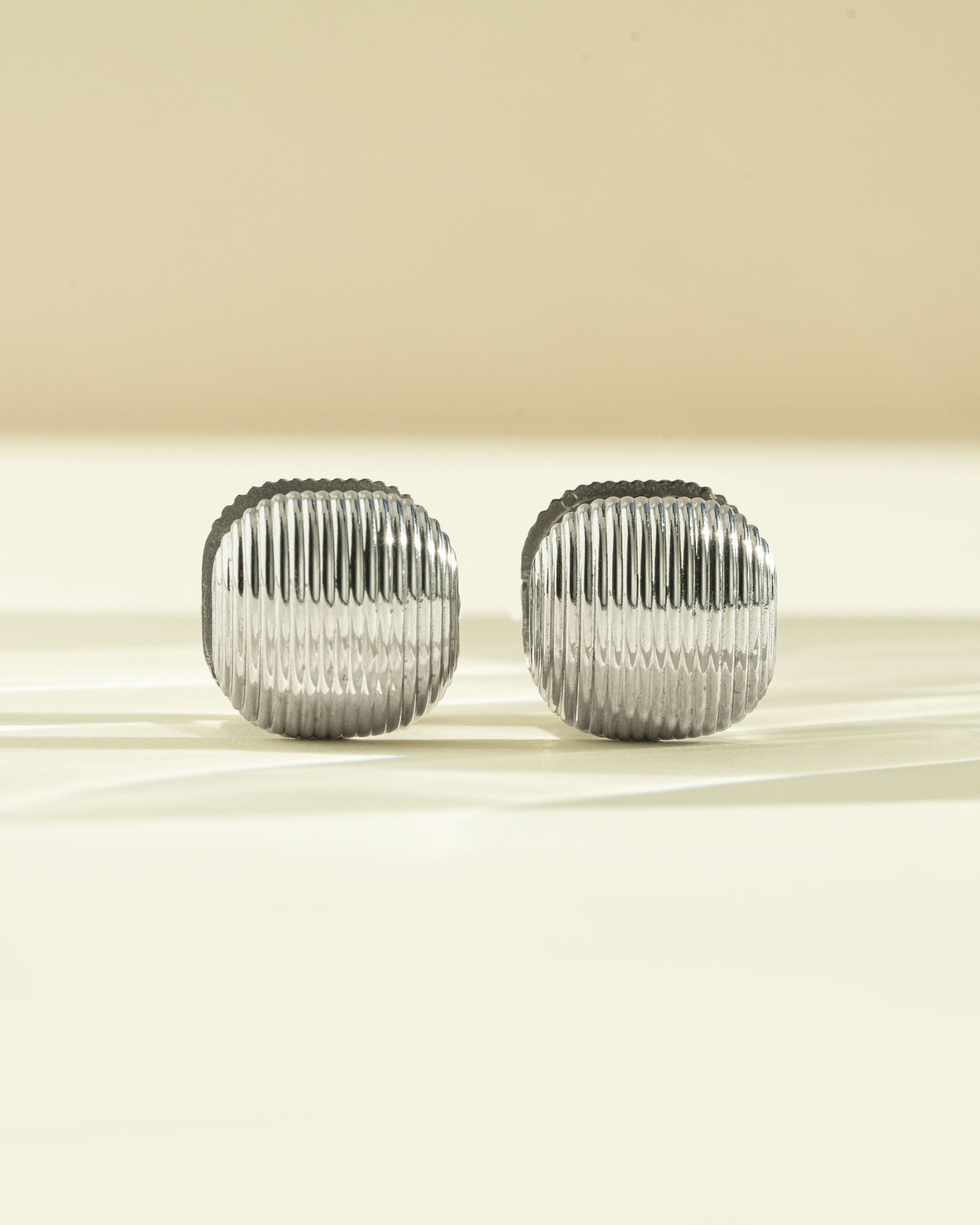 Sage Square Statement Earrings