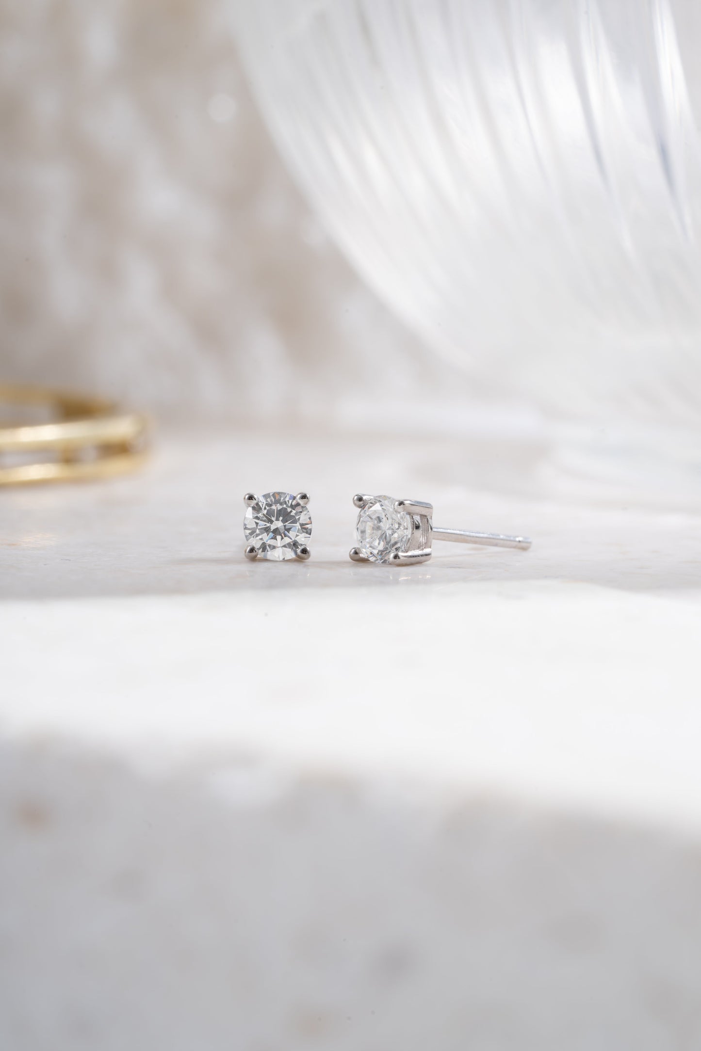 4mm Solitaire Studs