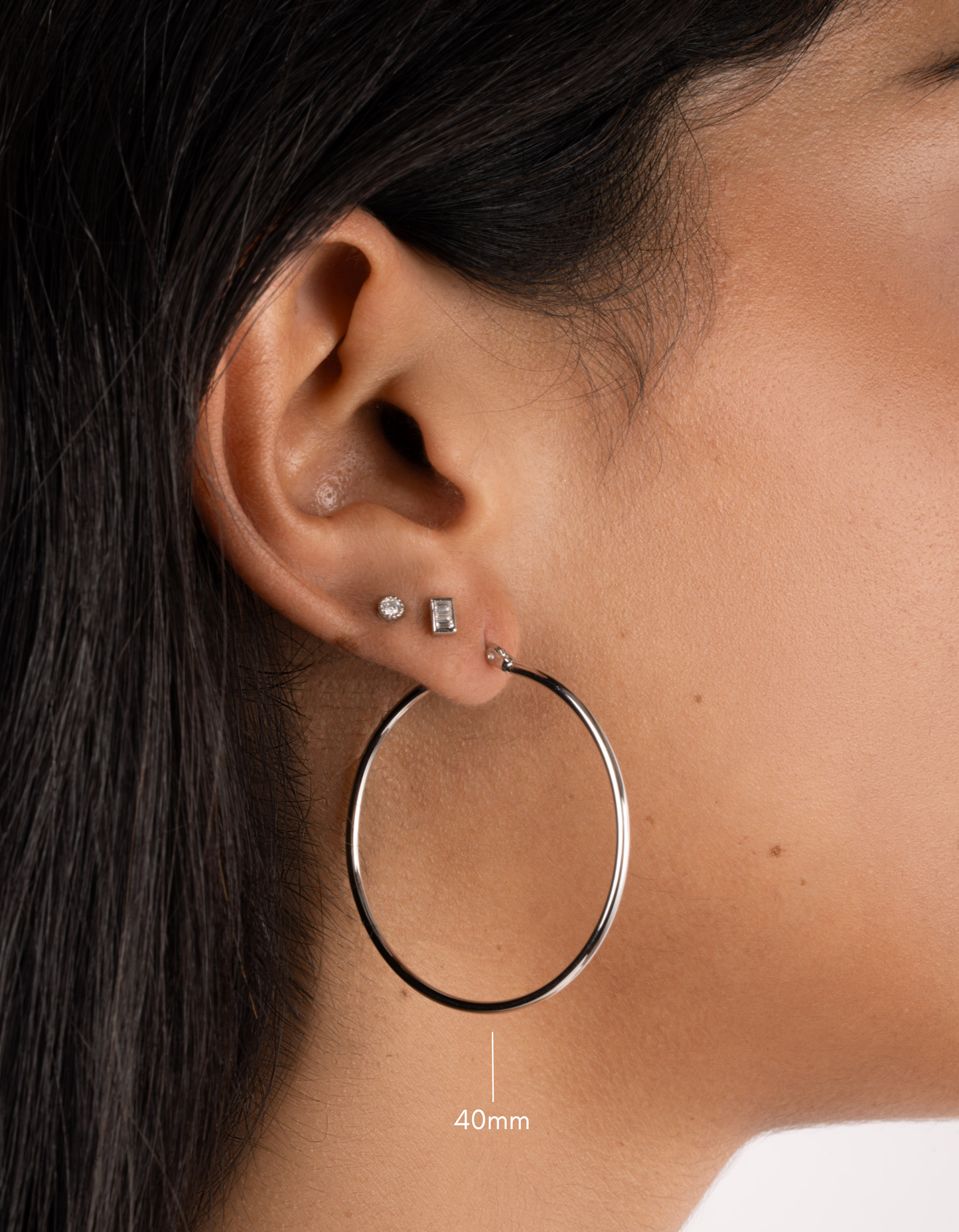 40mm Classic Hoops
