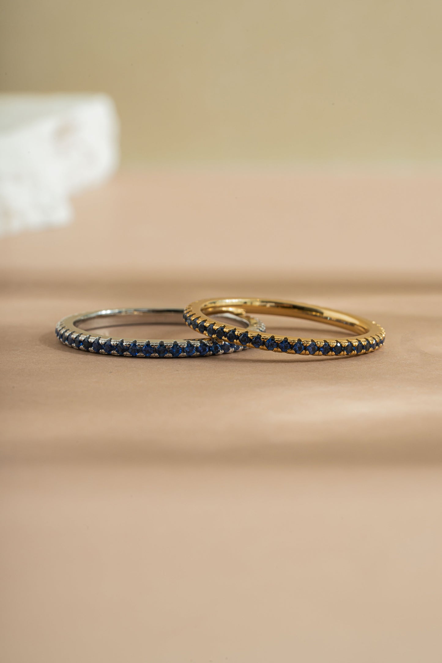Sapphire Birthstone Eternity Rings