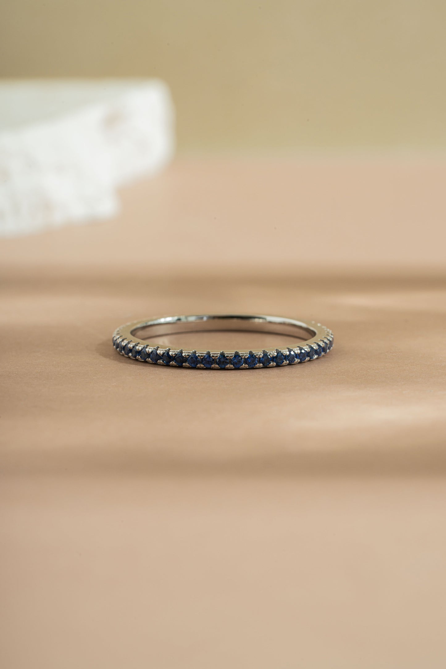 Sapphire Birthstone Eternity Rings