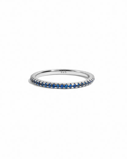Sapphire Birthstone Eternity Rings
