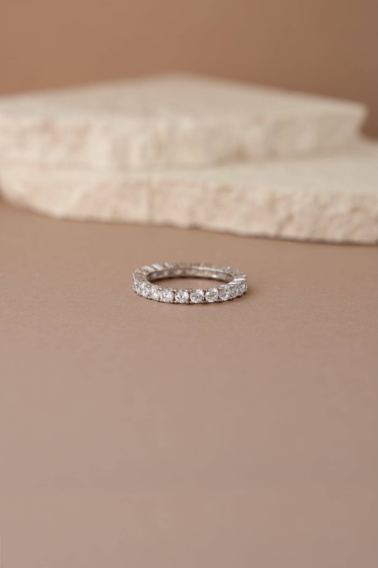 3mm Studded Eternity Ring