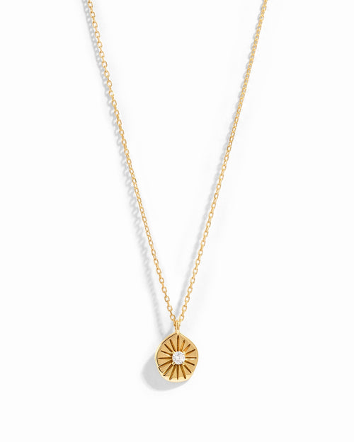 Sunburst Medallion Necklace
