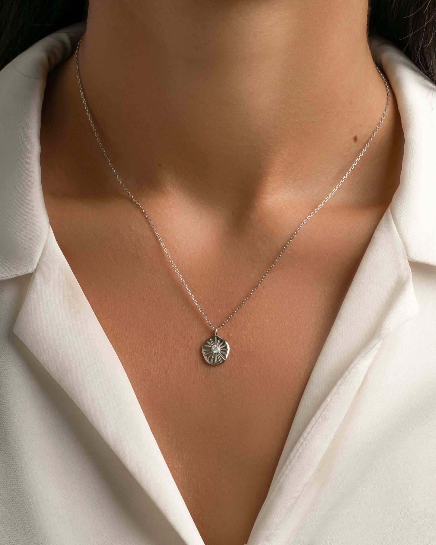 Sunburst Medallion Necklace