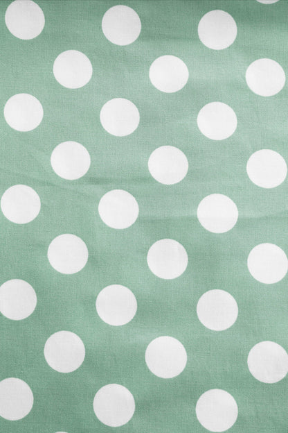 Ophelia Sage Polka Dot Midi Dress
