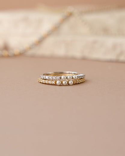 Three Pearl Ring