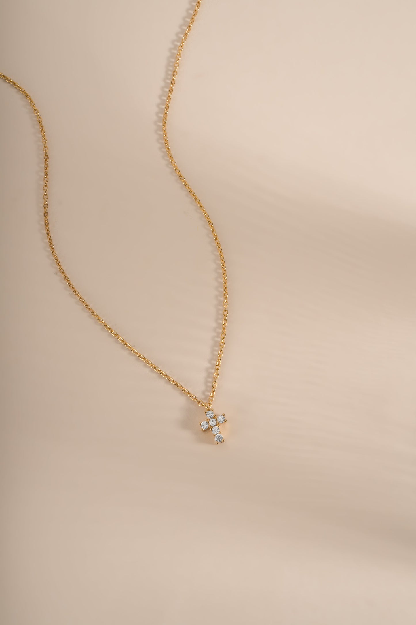 Tiny Cross Necklace
