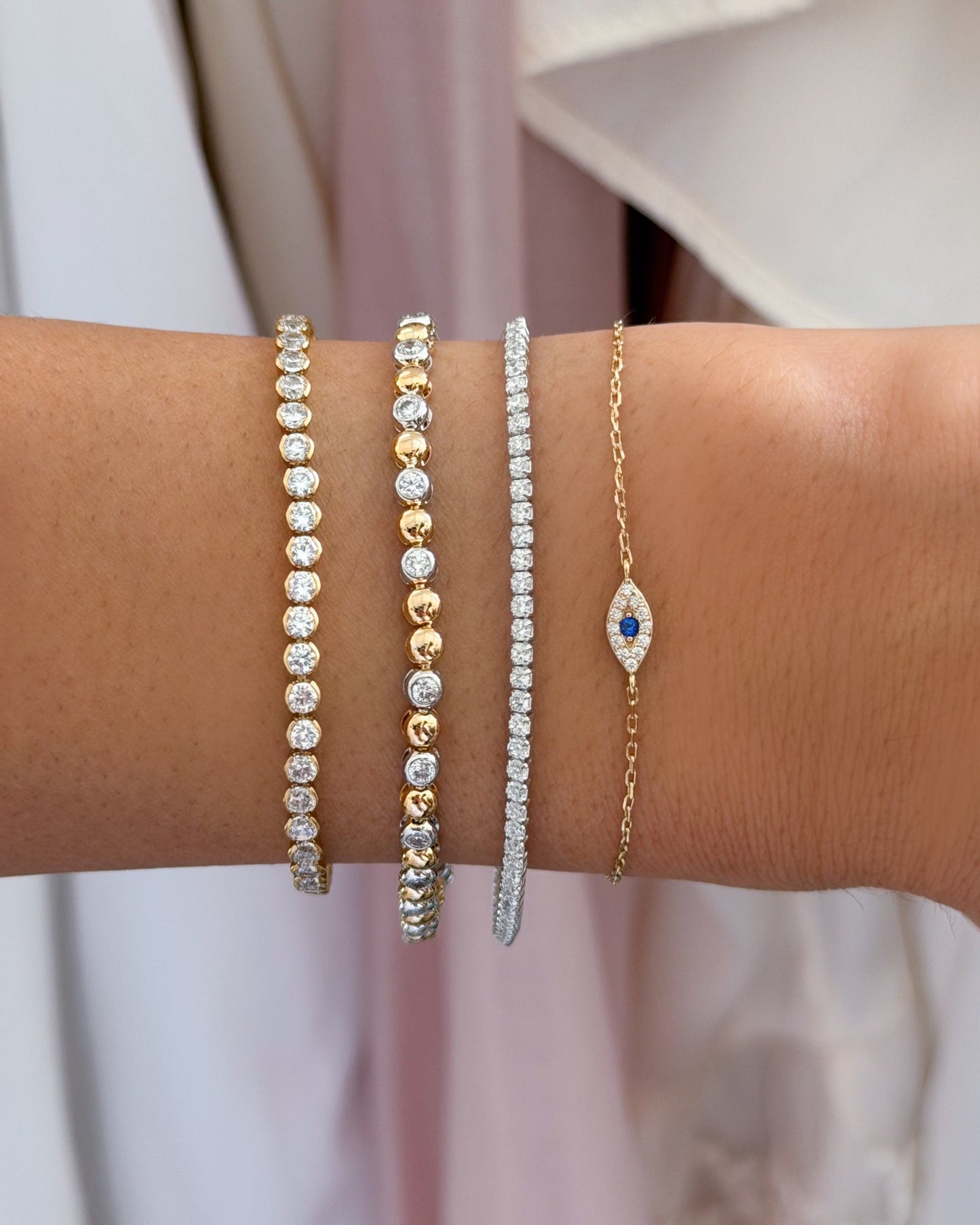 Tiny Evil Eye Bracelet