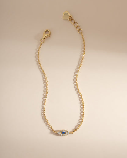 Tiny Evil Eye Bracelet