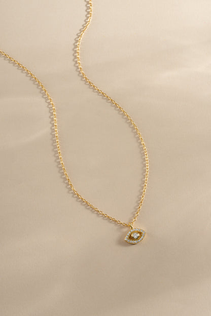 Tiny Evil Eye Necklace