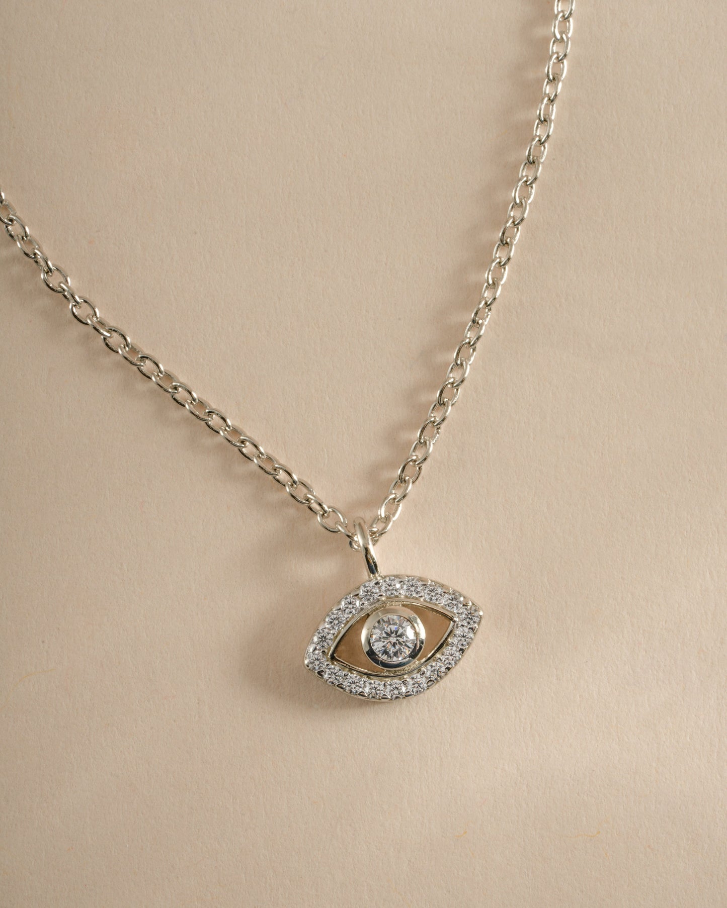 Tiny Evil Eye Necklace