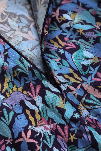 Penelope Dinosaur Shirt Dress in Navy Blue