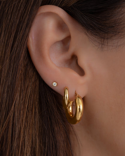 Paris 20mm Chunky Tube Hoops