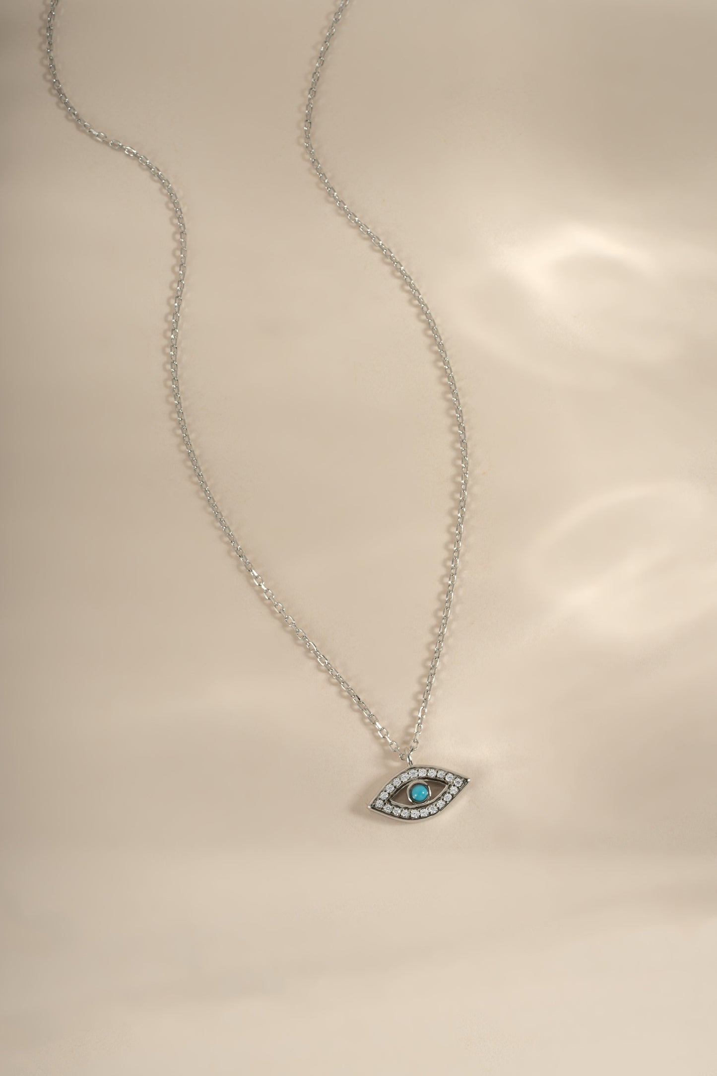 Turquoise Evil Eye Necklace