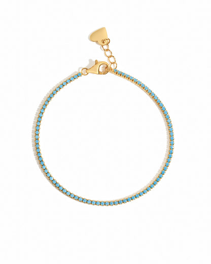Turquoise Tennis Bracelet