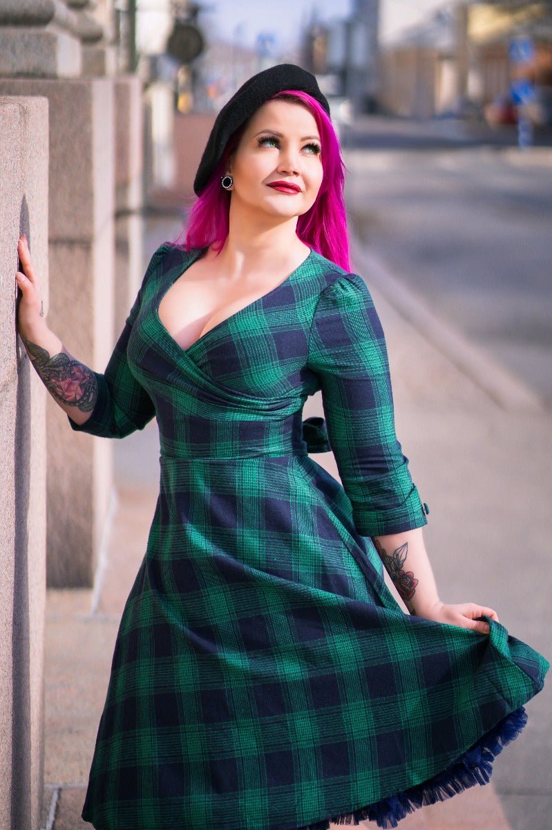 Katherine Green Tartan Swing Dress