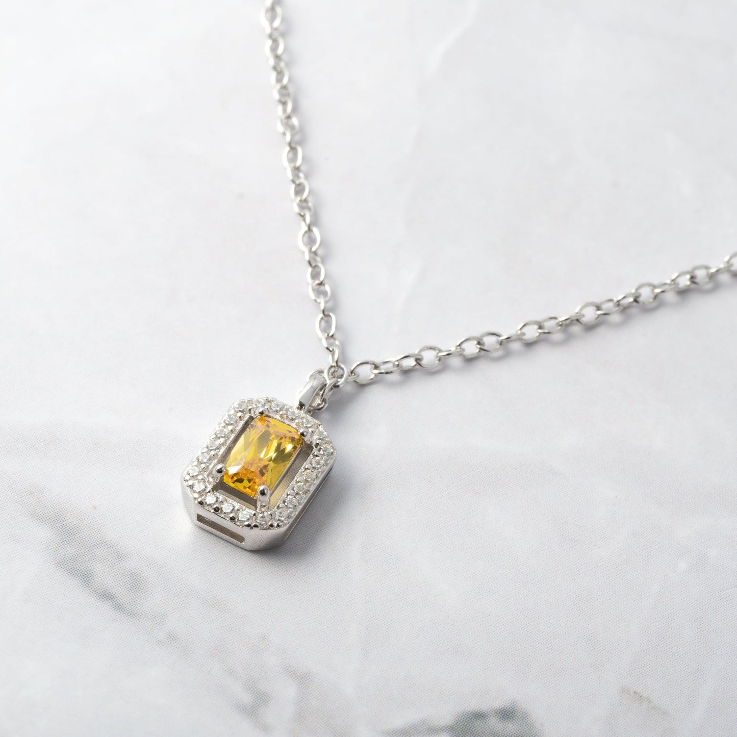 Baguette Necklace